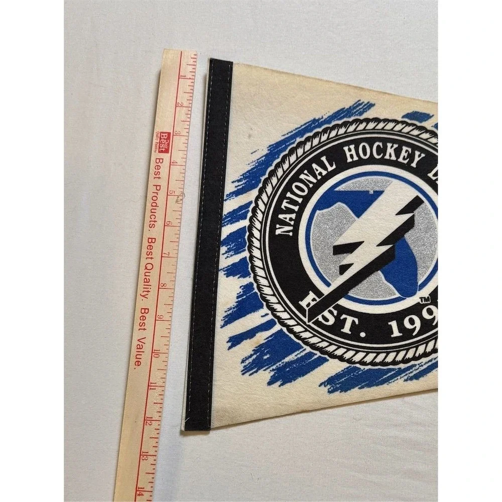 Vintage‎ Tampa Bay Lightning NHL Pennant Est. 1991 Team Logo hockey